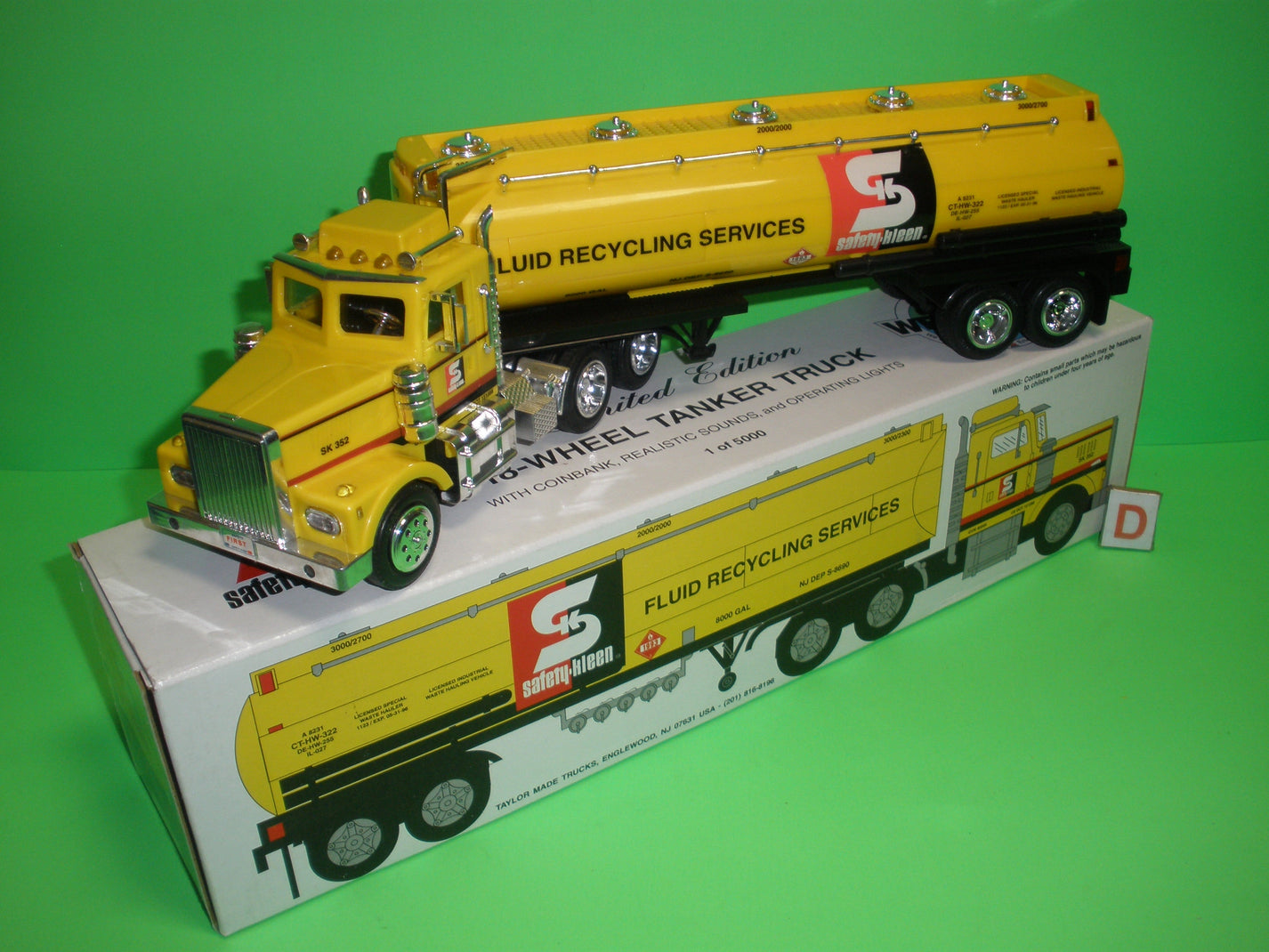 SafetyKleen Tanker Truck Texaco Toys Plus