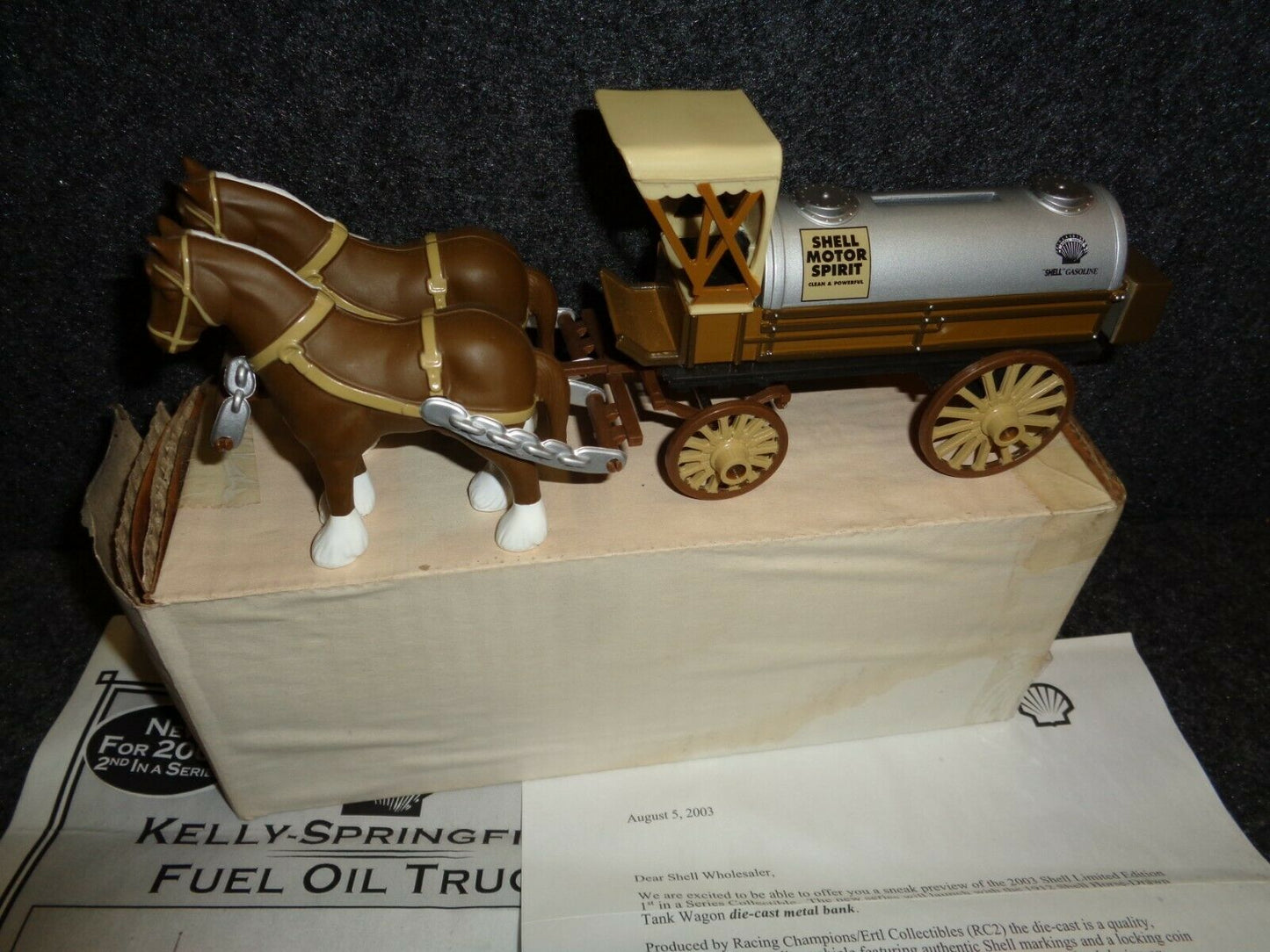 Shell 1912 Horse & Tanker Trailer Sampler