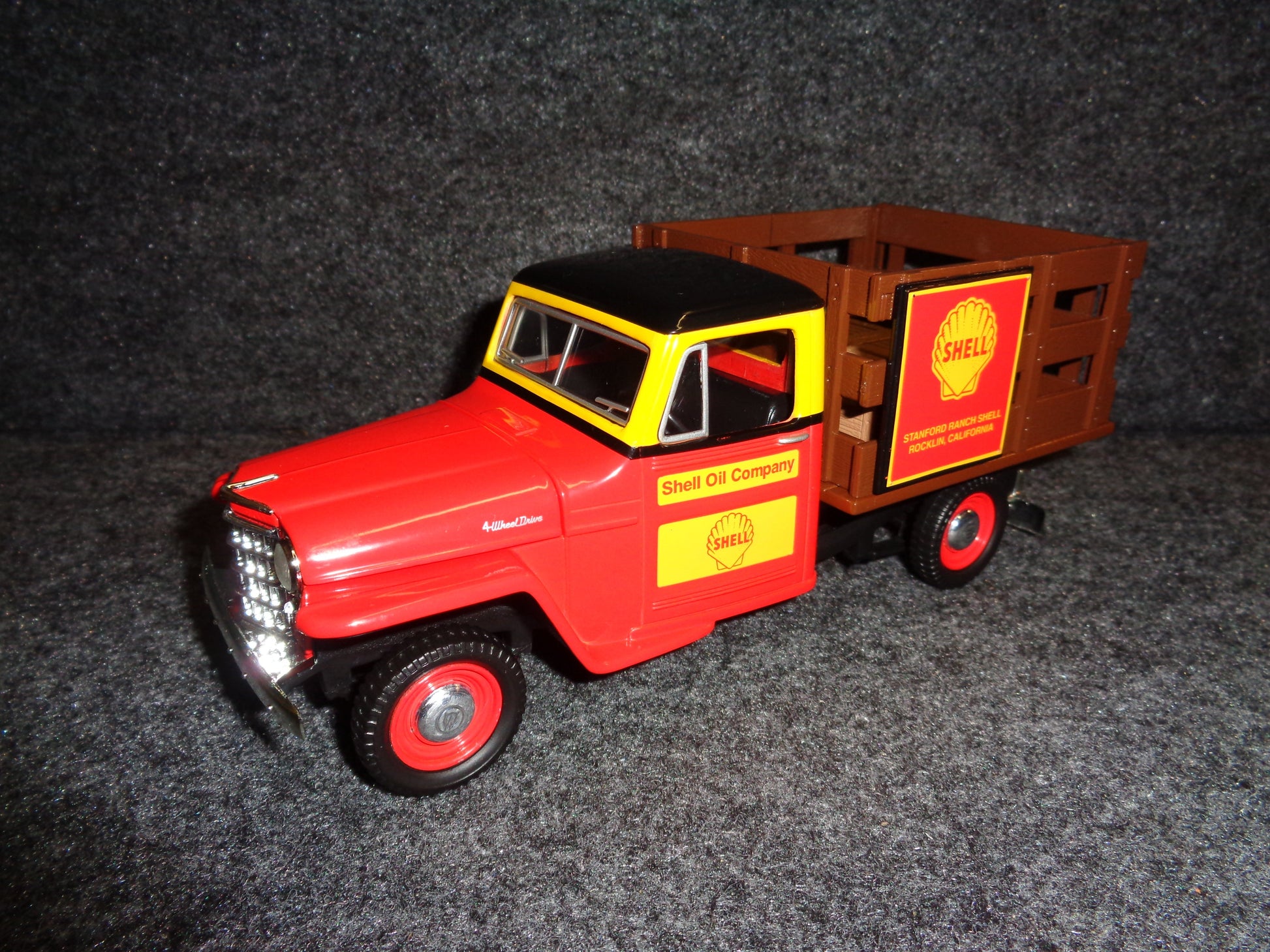 Shell Oil Company 1953 Willys Jeep Stake Bed Truck