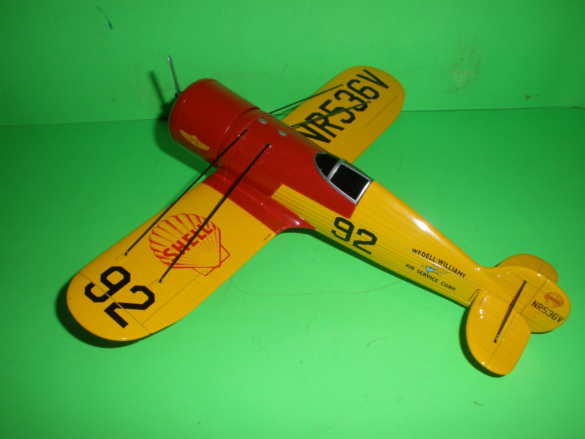 Shell Wedell Williams Racer Airplane