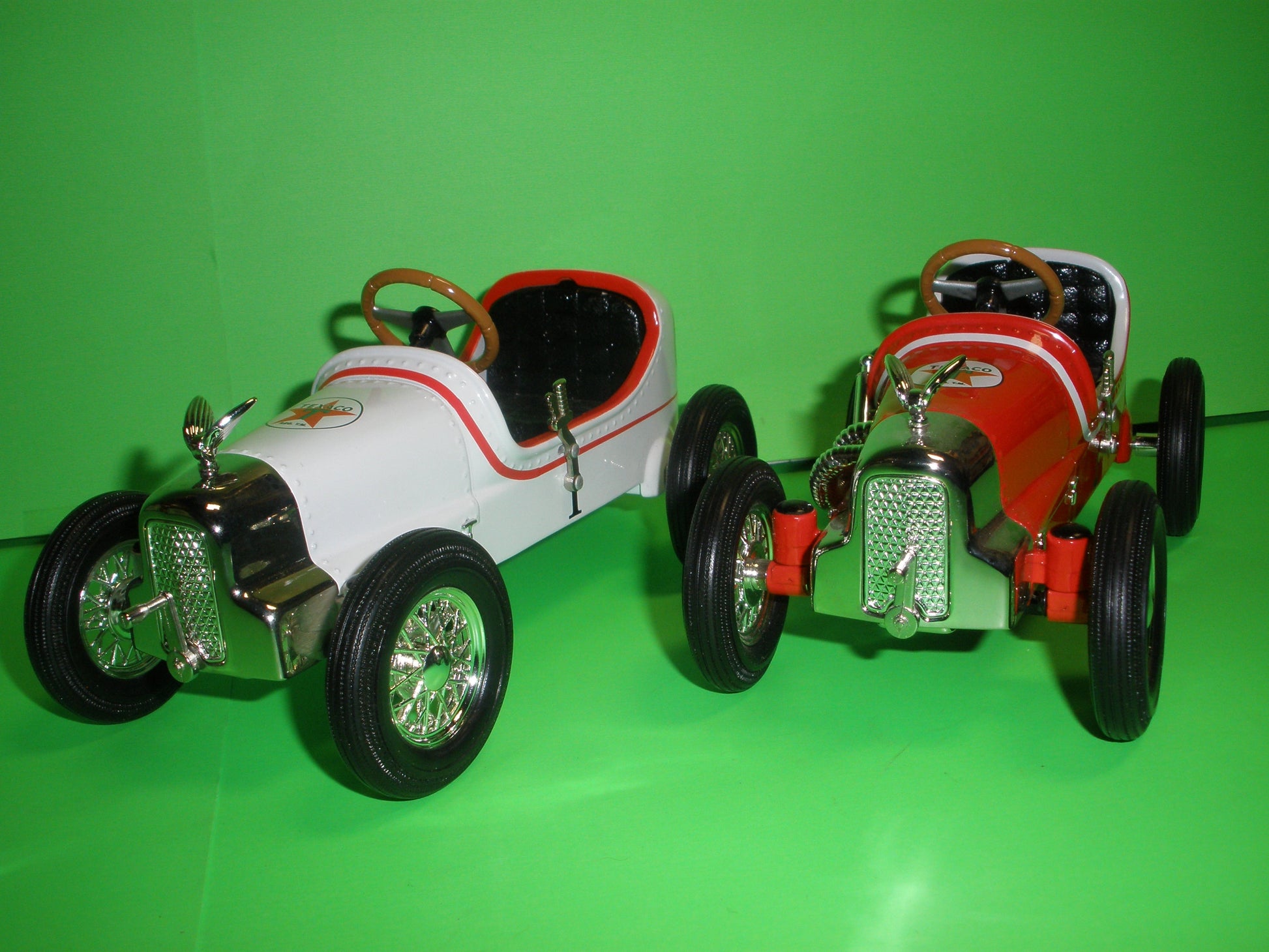 Texaco 1920's Botnick Pedal Car Racers Set