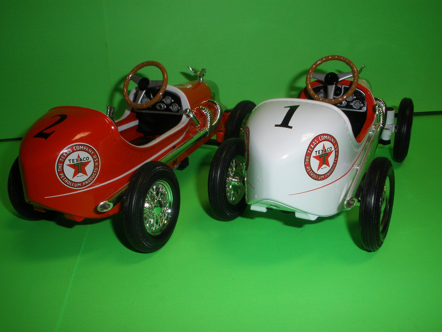 Texaco 1920's Botnick Pedal Car Racers Set