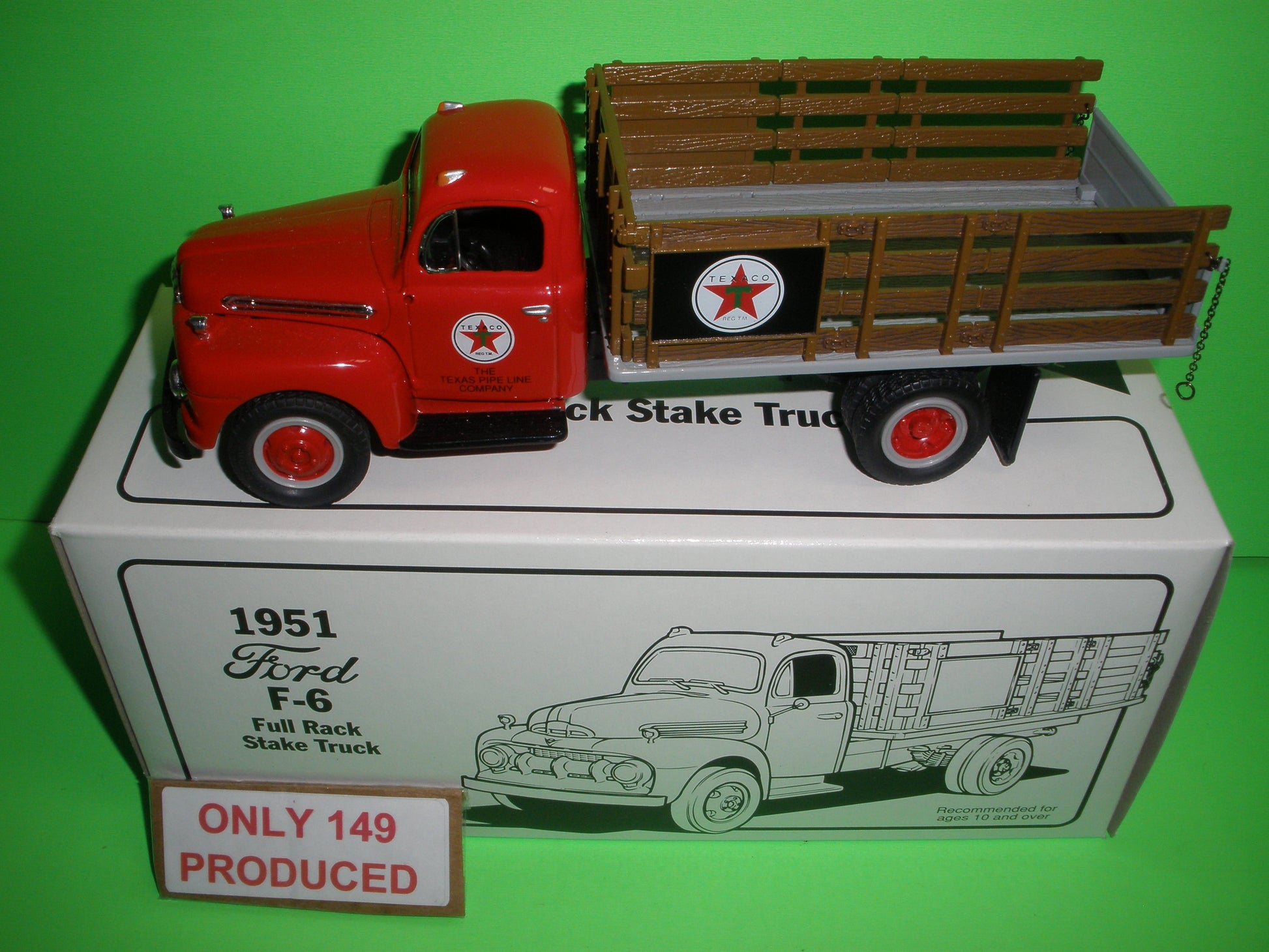 Texaco 1951 Ford F-6 Stake Truck Pipeline Series