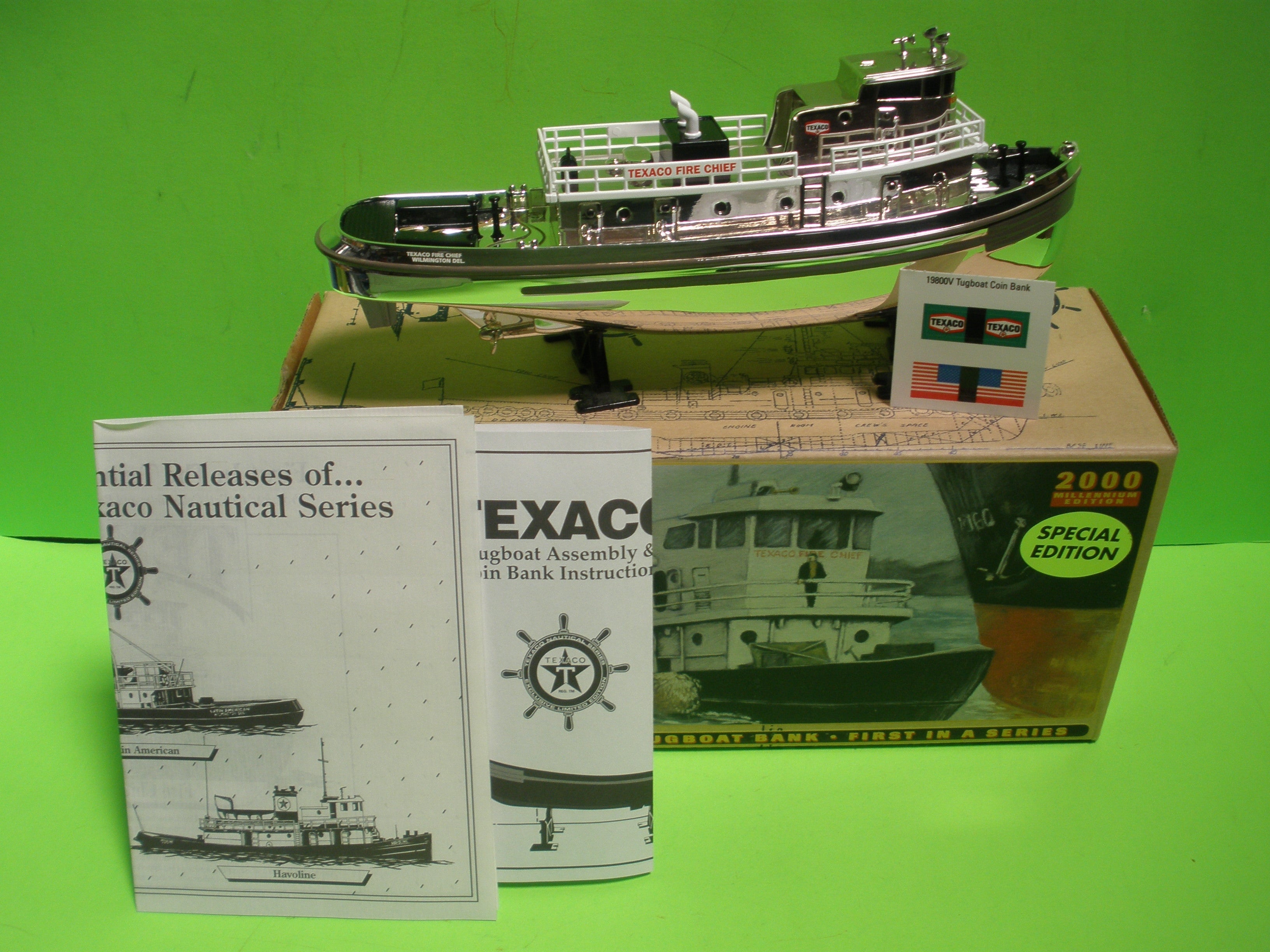 TEXACO discount The American Tugboat Special Edition, Ertl Die Cast Metal Replica, Antique Texaco Tug, Texaco Bank, Texaco Toys, Vintage Texaco Toy