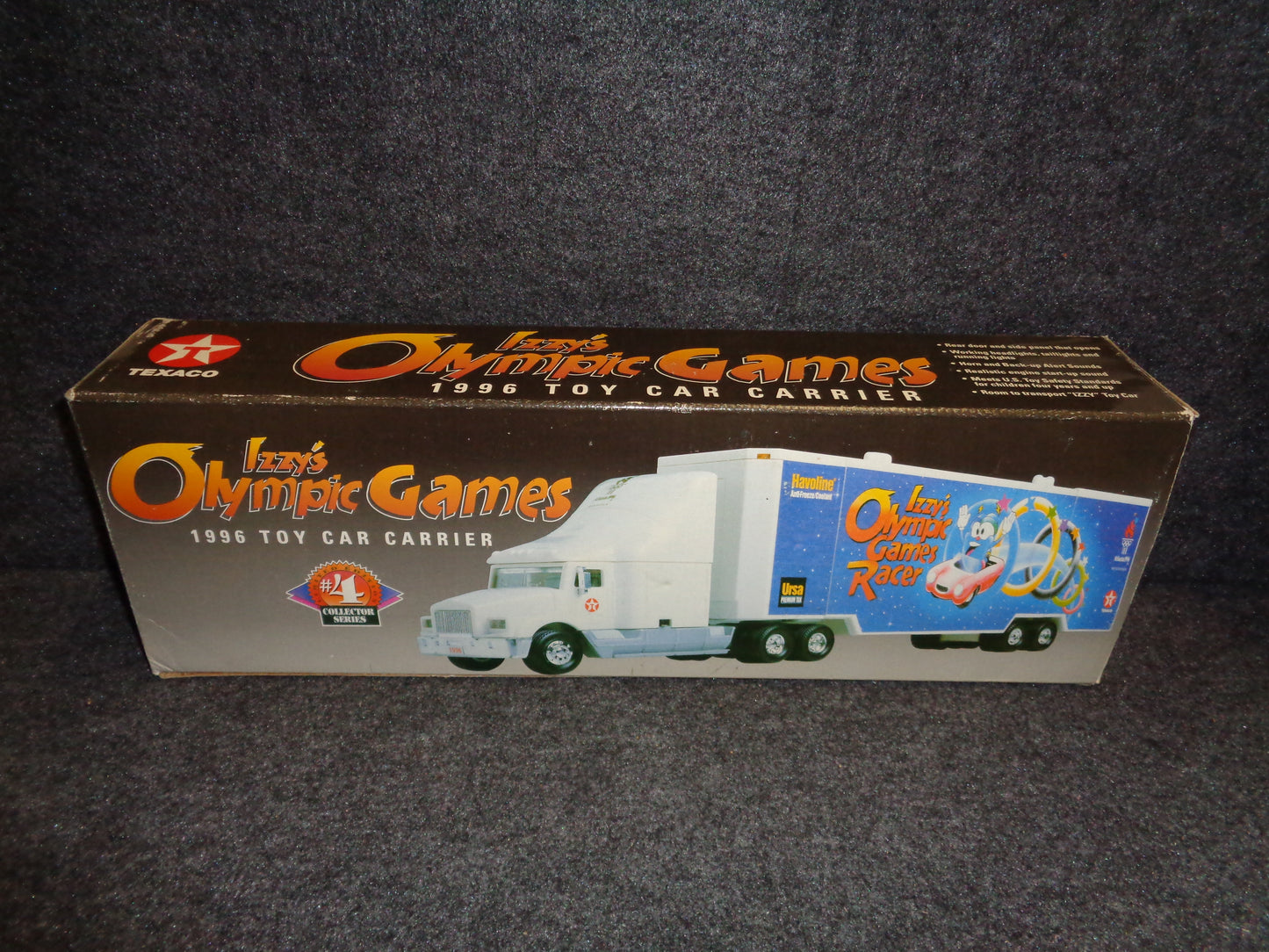 Texaco Izzy's 1996 Olympic Games Car Carrier Truck