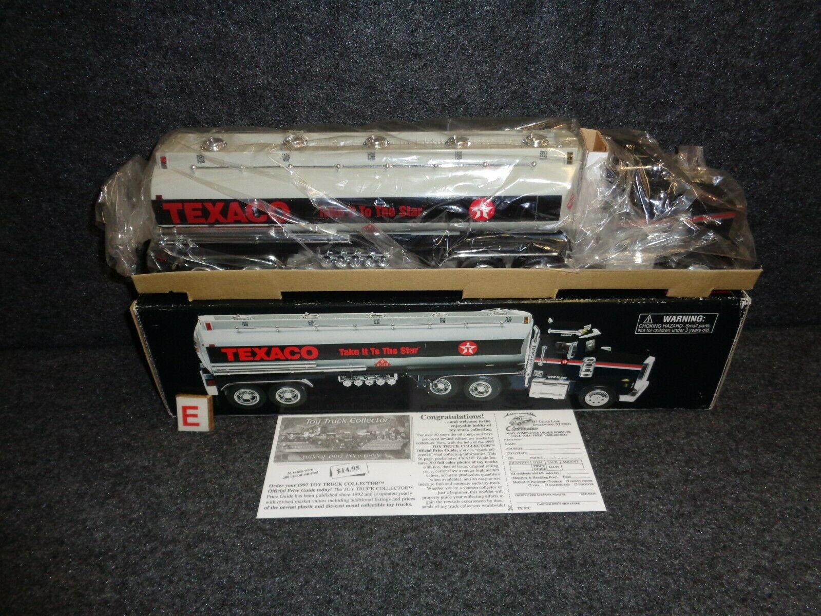 Texaco metal store toy truck