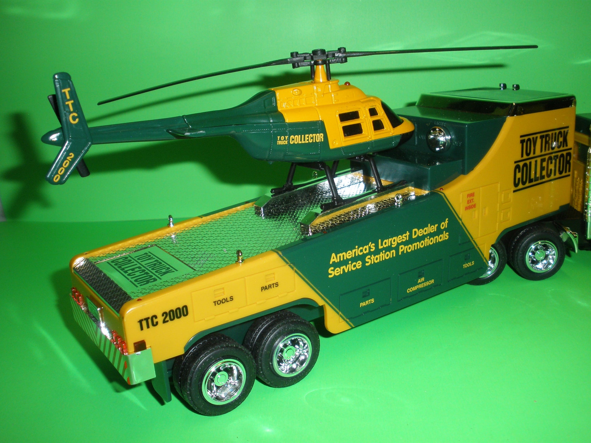 Toy Truck Collector Helicopter Carrier Truck