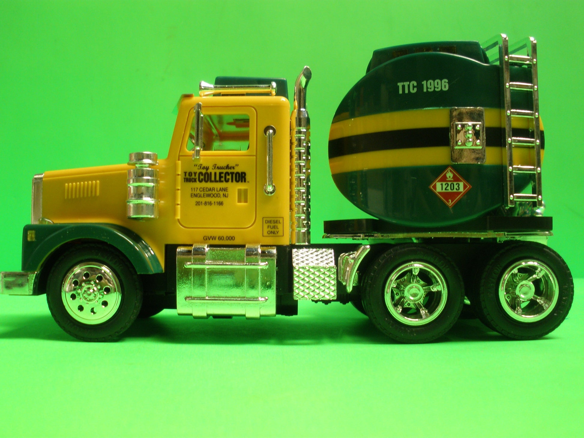 Toy Truck Collector Tanker Truck