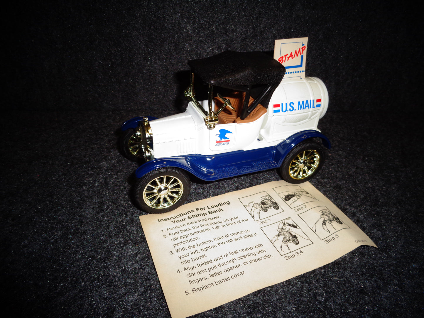 U.S. Mail 1918 Ford Runabout Truck & Stamp Dispenser