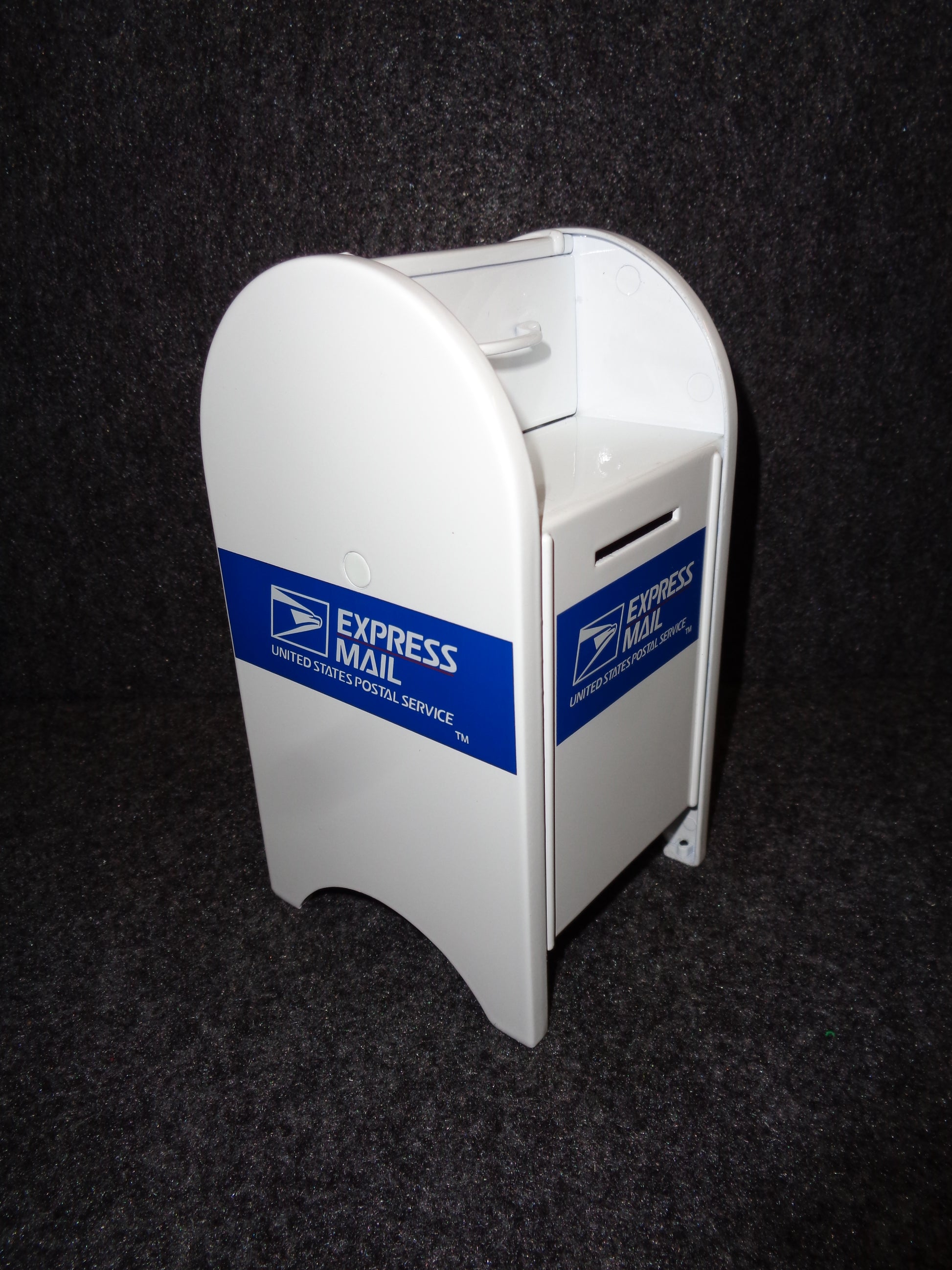 U.S. Mail Express Mailbox Coin Bank Replica - White