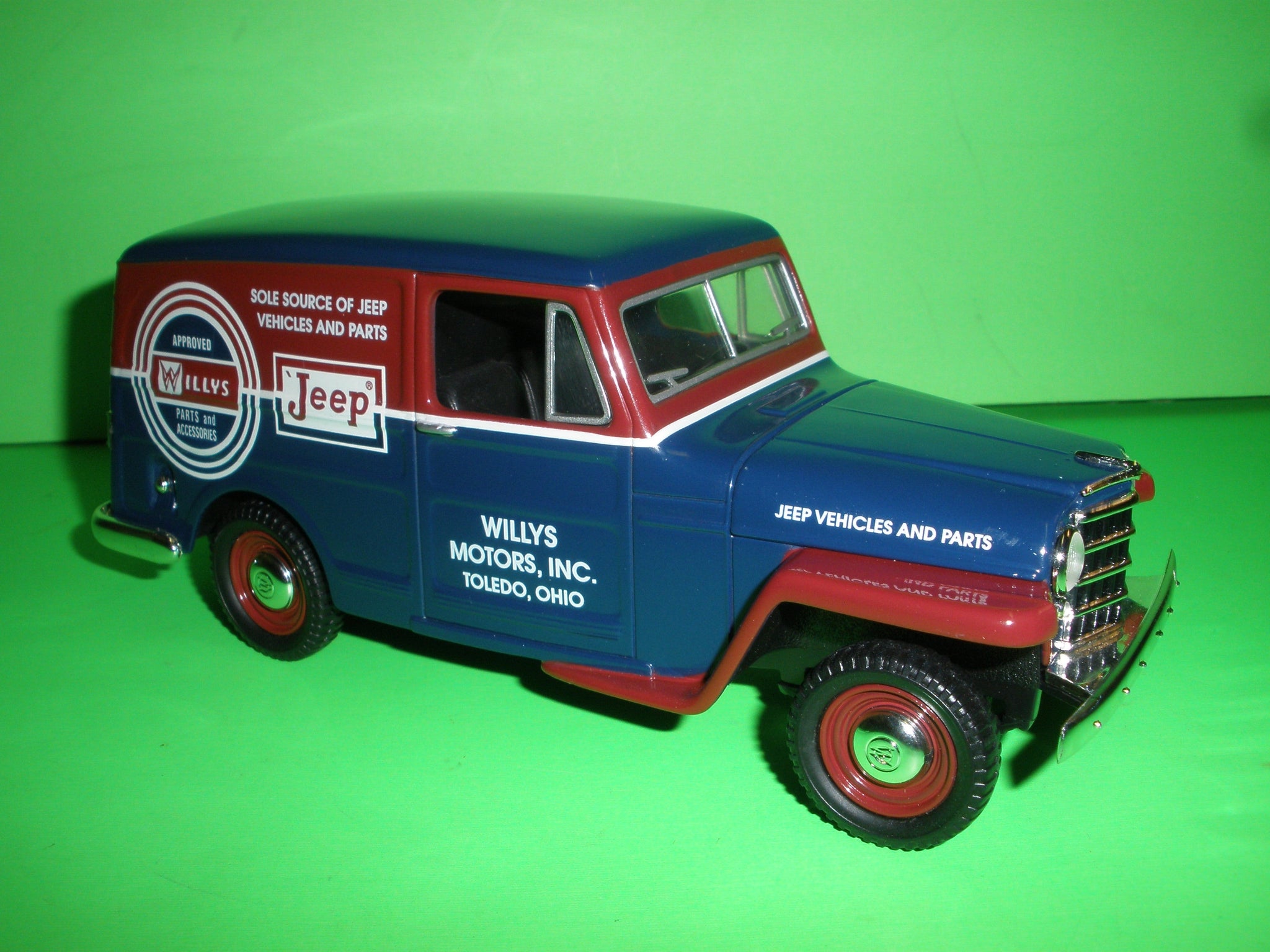 Willys Parts & Service 1953 Willys Jeep Panel Van Texaco Toys Plus